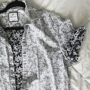 Denim &Flower shortsleeved shirt